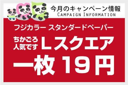 フォトピース！の大のばしプリント